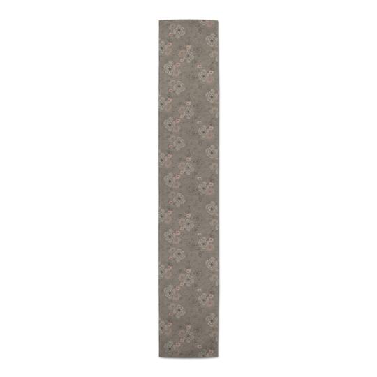 72" Multi Floral Cotton Twill Runner